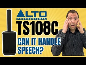 Best Column PA for Speeches? Alto TS108C Real Event Test!