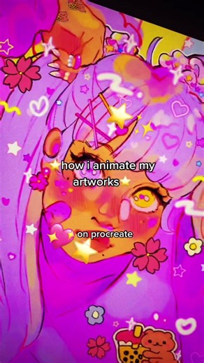 Animating My Artworks on Procreate with Sparkles