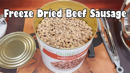 We Made Sausage from Freeze-Dried Ground Beef