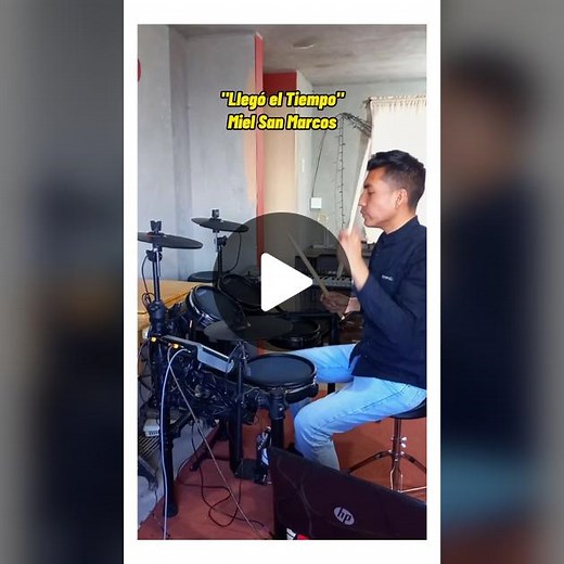 Alabanzas Cristianas con Batería Eléctrica y Percusión | Miel San Marcos