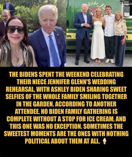 Joe and Jill Biden Celebrate Family at Niece Jennifer Glenn’s Wedding