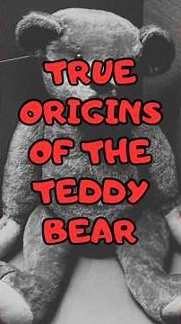 Origins of the Teddy Bear #history #viral #reels #didyouknow #shorts #fyp #true #story #toys #potus