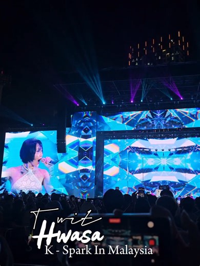 Twit - Hwasa live at K-spark in Malaysia 2026 . . . . . . #hwasa #hwasamamamoo #hwasamaria #hwasainkl #ksparkinmalaysia2026 @화사 (HWASA)