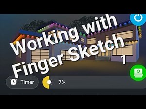Finger Sketch 1 How to program a simple scene.