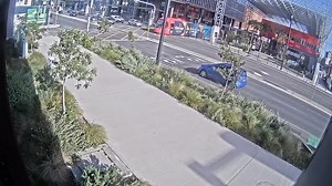 NEWCASTLE Light Rail near misses (CCTV). https://newy.com.au | Newy 87.8 FM Newcastle