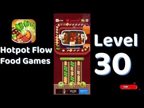 🍲 Hotpot Flow Level 30 Walkthrough | Food Games | Go Answer