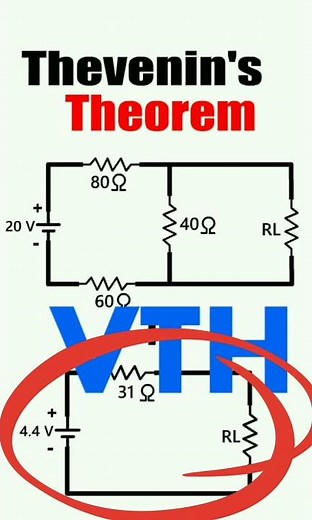 Thevenin's Theorem Explained in Hindi | Part-1 #shorts