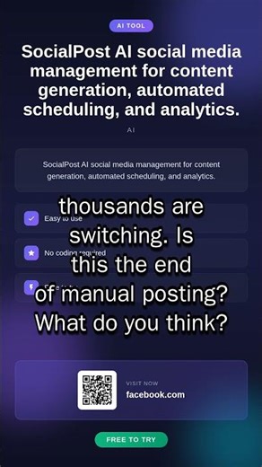 "SocialPost: Revolutionize Your Socials, Forget Manual Posting!"