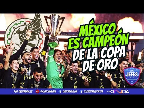 ¡México es campeón de la Copa Oro! Vence a EUA 2-1