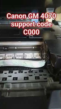 canon GM 4070 support code code C000 problem in system