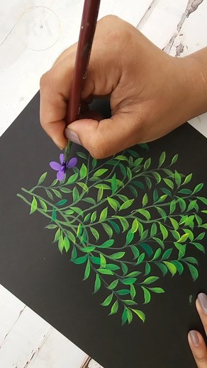 Quick and Easy Painting Demo #acrylicpainting #acrylicartwork #painter #acrylicpaint | Colors N Shades-The magical Rendering