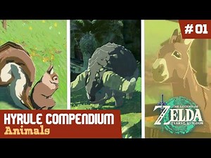 All Animals - Locations & Entries (Hyrule Compendium) | Zelda Tears Of The Kingdom