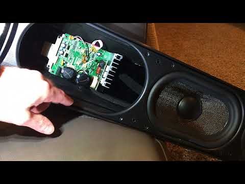 Definitive Technology Mythos St amplifier removal