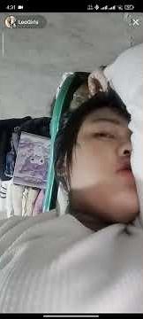 Sleeping Girl Eyes Open