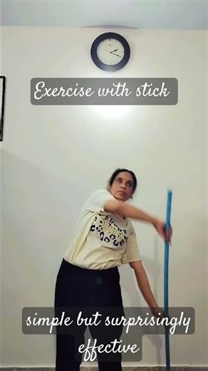 “🔥 Stick Workout at Home | Fun & Easy Full Body Exercise Routine”