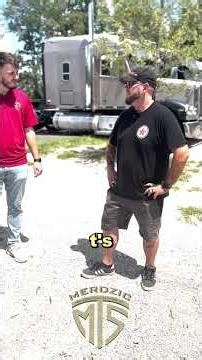 Owner operator Andrew shares the hardest part about being a... #Shorts #merdzictrans