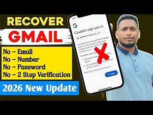 How to Recover Gmail Account without Recovery Email & Same Gmail Code 2026