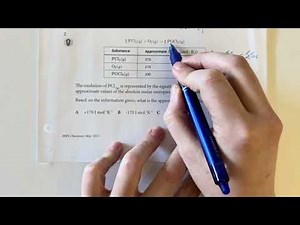 AP Chemistry Unit 9.2 Practice Problems - Absolute Entropy and Entropy Change