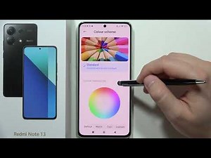How to Change Screen Color Mode on Redmi Note 13 - Colours Scheme