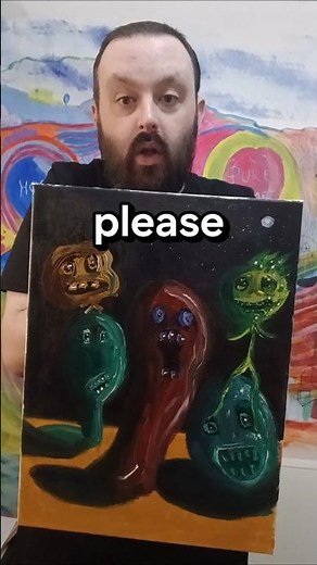 fantastic dark unsettling creepy ethereal surreal oil painting