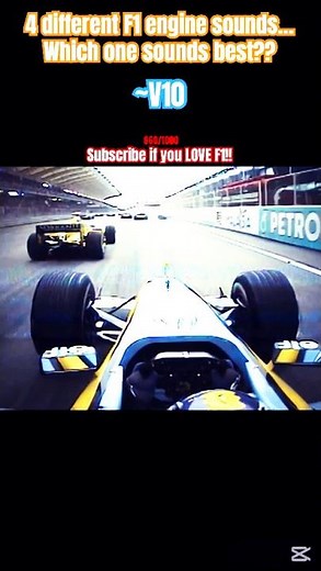 F1 Current V6 Turbo engines vs previous engine sounds 🤯🔥 #racingdriver #racing