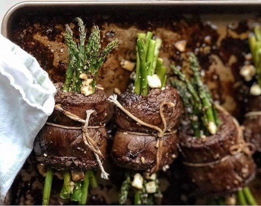 Asparagus and Feta Stuffed Flank Steak