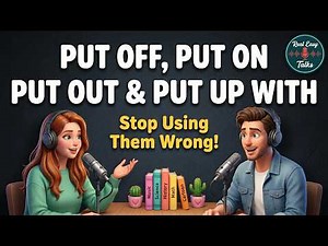 Put Off, Put On, Put Out & Put Up With (Stop Using Them Wrong!) | English Podcast