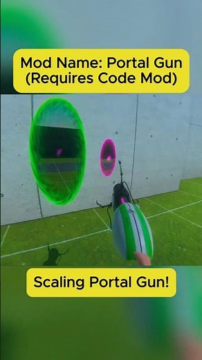 This PORTAL GUN MOD For Bonelab Is INSANE! #vr #bonelab #bonelabmods #fyp #videogame #quest3 #oculus