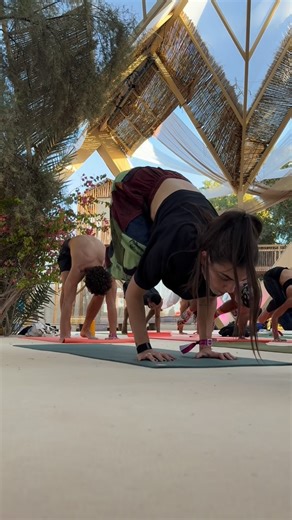 mona adwan | yoga teacher on Instagram: "can’t stop thinking about this insane class with @houseofyoga_savvas 🥵🔥"