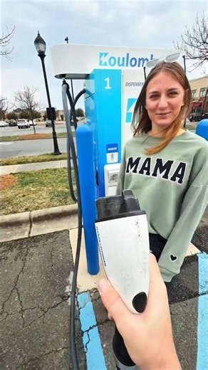 When You Try to Charge a Tesla with the Wrong Charger! 😅 #trendingshorts