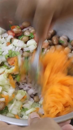 Nisa Homey on Instagram: "High Protein Salad Recipe link: https://youtu.be/-KelL9dbYGE?si=Dc2bALlNULWhj8Gs #nisahomey #proteinsalad #salad #vegansalad"