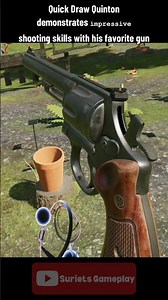 Quinton shoots his favorite revolver in VR 🤠#rdr2 #vr