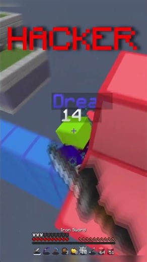 NOOB vs PRO in Bedwars ⌨️🖱️#minecraft #bedwars #hypixel