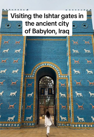 I visited the Ishtar gates in Babylon, Iraq But are the Ishtar Gates real? Yes. The ancient city of Babylon is very real. Originally there were 8 gates in total, but the archaeologist who found the original gates was from Germany, and they took them to Berlin. They have yet to return them and so now we have these fake ones that were built by Saddam Hussein Although the Ishtar gates in Iraq are technically fake, this city of Babylon is very real, and there is still one piece of the gate in Iraq I