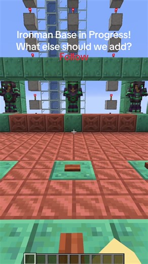 Minecraft Ironman Base #minecraft #fyp #trending #viral #marvel