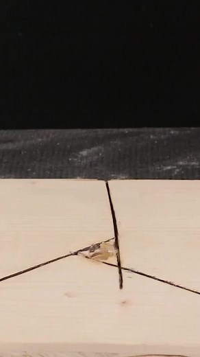 Drilling a Clean Hole in Wood #diywood #hole #drill