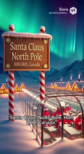 The REAL Address of Santa Claus 😳🎅📬