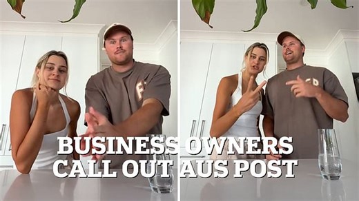 Young business owners lose tens of thousands of dollars after Australia Post delivery truck caught on FIRE