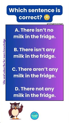 Only 1% Can Choose the Correct Sentence 😳 Which One Is Right?