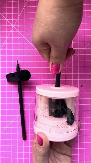 Apontador elétrico Tomate | Como apontar lápis de cor | Lápis Super Soft Faber Castell #papelaria