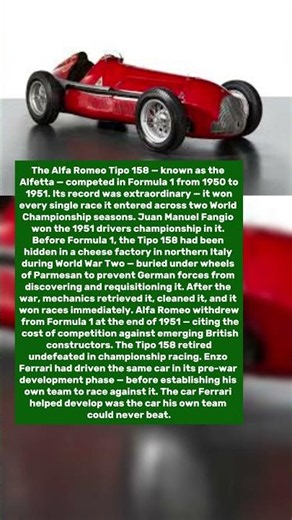 The Alfa Romeo That Won Every Race It Entered Was Retired Undefeated. Enzo Ferrari Drove It