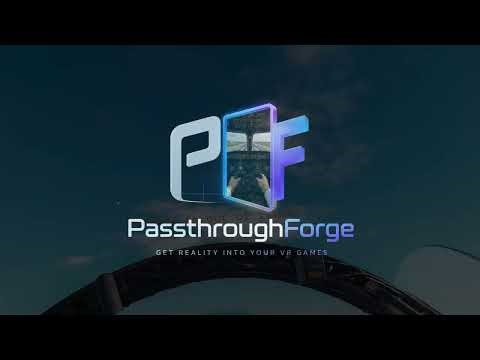 PassthroughForge Mixed Reality Tutorial: See Your Real Cockpit in VR (DCS, MSFS, Quest 3)