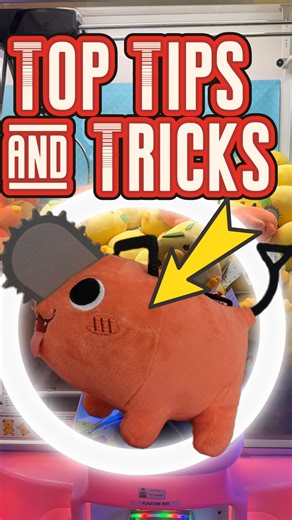 The Unboxing Joy Lab - Claw Machine | Unboxing on Instagram: "🏆I won Chainsaw Man Plush plushie! -Pochita- Watch, learn, and let me know in the comments which prize you’re aiming for next. 🌟 Want to win more prizes at Round1 or any local arcade? 🏆 This is your ultimate guide to Claw Machine domination! I‘m revealing the TOP tips and winning strategies that actually work. Learn the best techniques to judge claw strength, position the claw perfectly, and time your drops for a guaranteed grab. W