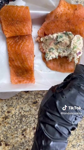 Quick and Easy Baked Stuffed Salmon Recipe