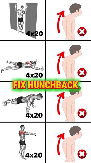 Moves to Correct Hunchback 💪🏻 #shorts