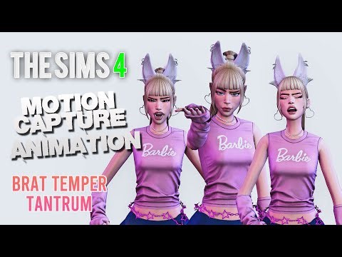 The Sims 4 | "BRAT TEMPER TANTRUM" Animation Download