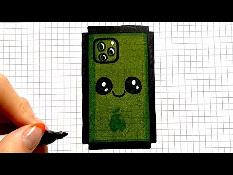 TUTO DESSIN FACILE IPHONE TELEPHONE PIXEL ART