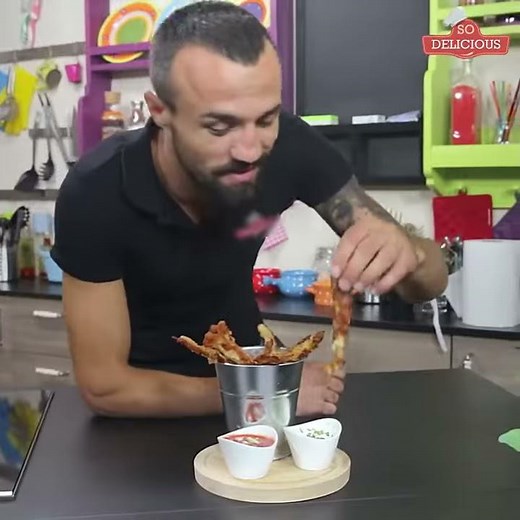 Crispy Deep Fried Bacon