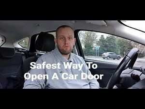 The "Dutch Reach" opening the vehicle door - Driving Instructor