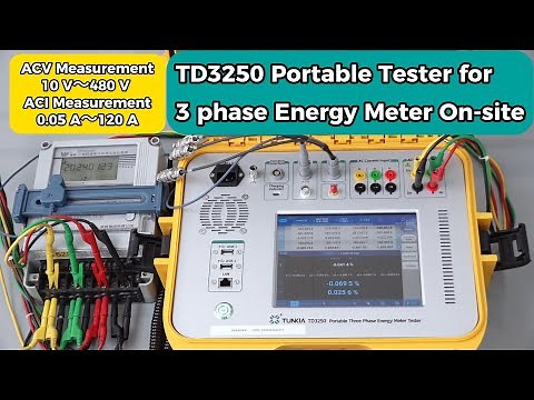 How to Test Three-phase Energy Meter On-site?